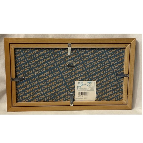 Framed Print 1989 Figi Graphics Illustration By Darcy Gerdes Cow Pie 12 x 7 Farm - Picture 4 of 13